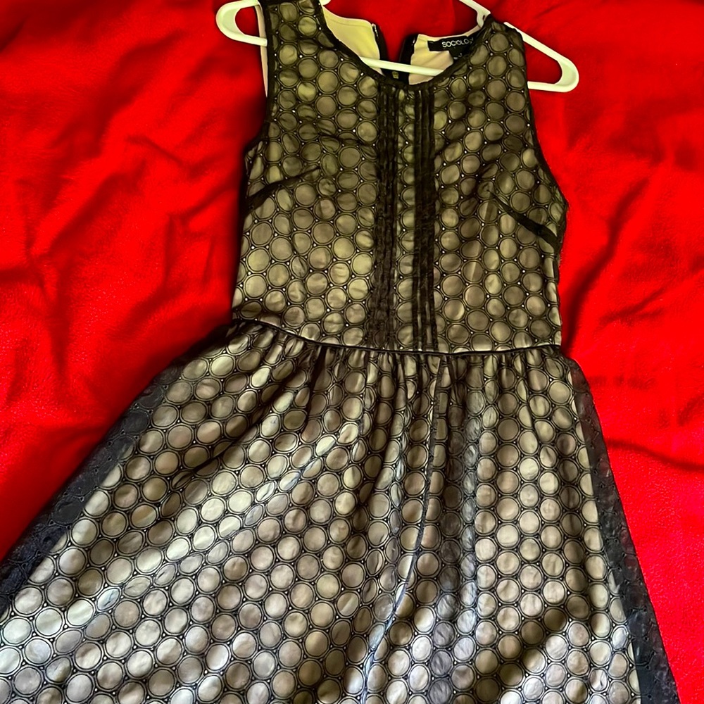 Elegant dress. Worn to a wedding.